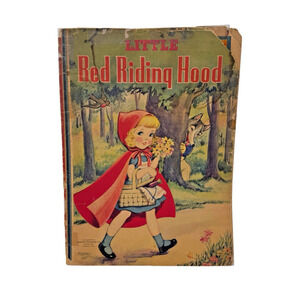 Vintage 1941 Little Red Riding Hood Whitman #917 Mildred Wetmore Softcover *READ